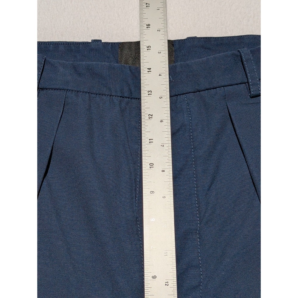 R Swiader Pleated Pants Mens 34 High Rise Tapered USA Made Blue - Picture 8 of 12